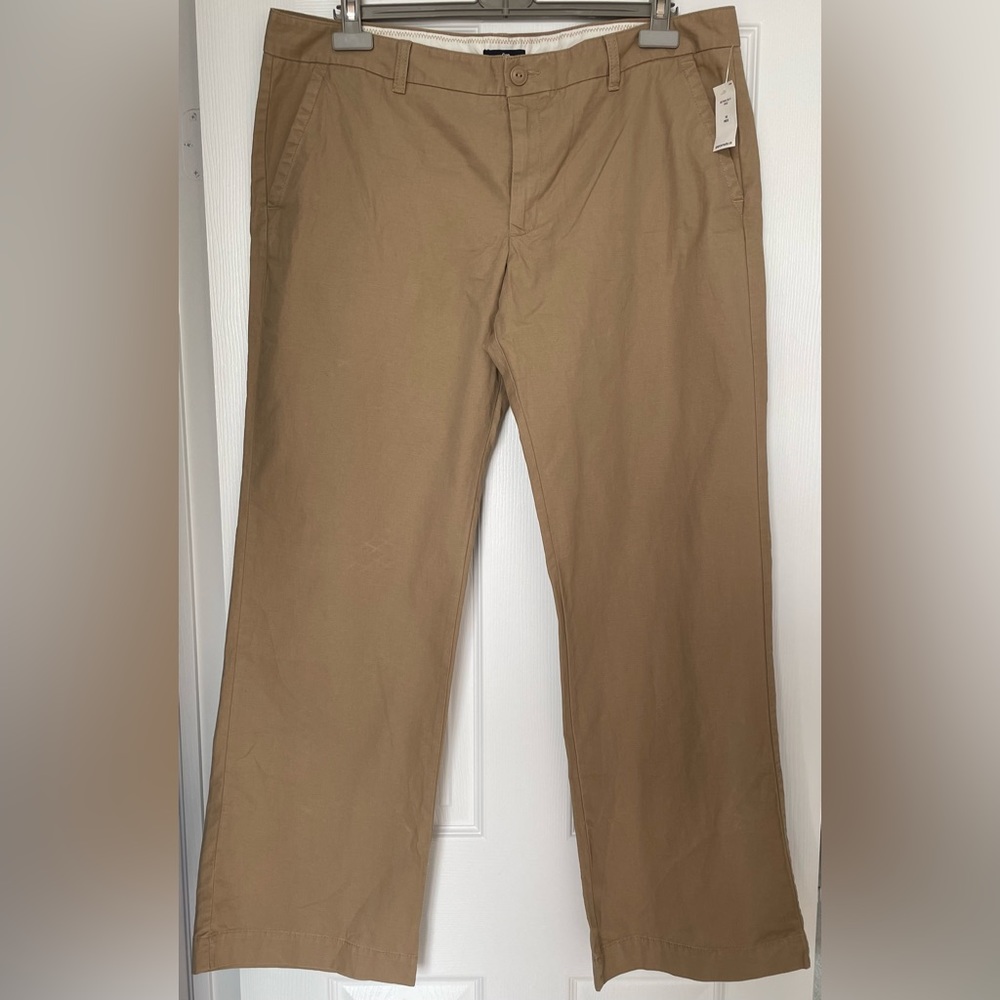 Gap Khaki Trouser Pants, Women’s Size 16 Regular, NEW
